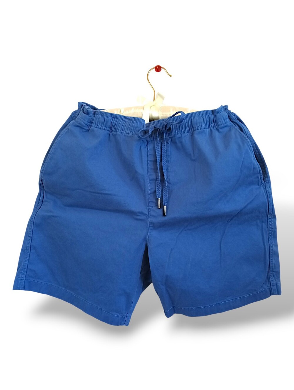 GAP Royal Blue Men’s Flat Front Shorts Casual Summer Bottoms Drawstring Pockets
